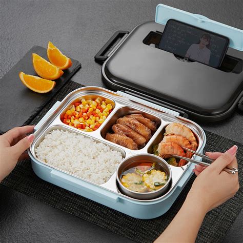 stainless steel thermal bento boxes|best leak proof bento box.